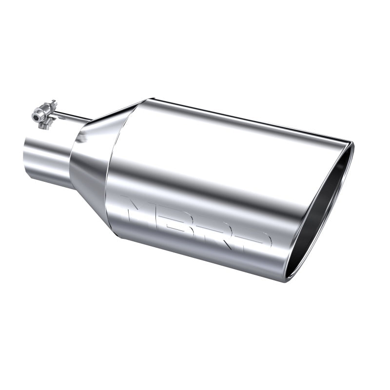 MBRP Universal Tip 8in O.D. Rolled End 4in inlet 18in length T304.