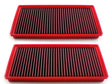 BMC 2014 Land Rover Discovery IV 3.0 Replacement Panel Air Filter (2 Filters Req.).