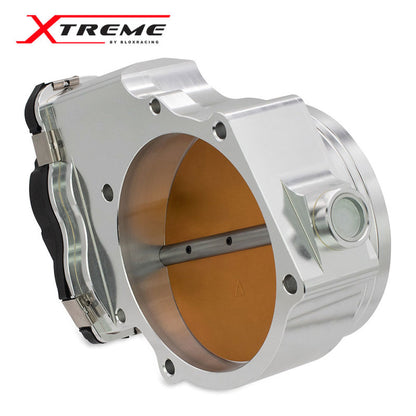 BLOX Racing 2015+ Dodge Hellcat / Jeep Trackhawk 6.2L 105mm Electronic Billet Throttle Body - Silver.