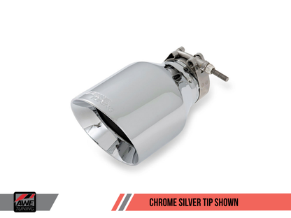 AWE Tuning VW MK7 Golf 1.8T Track Edition Exhaust w/Chrome Silver Tips (90mm).