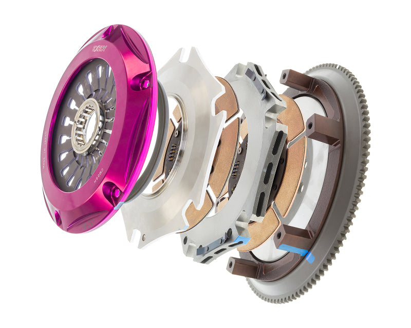 Exedy 2008-2015 Mitsubishi Lancer Evolution GSR L4 Hyper Twin Cerametallic Clutch Sprung.