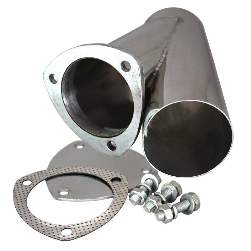 QTP 3.5in Weld-On QTEC Exhaust Cutout Y-Pipe.
