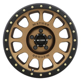 Method MR305 NV 17x8.5 0mm Offset 5x5.5 108mm CB Method Bronze/Black Street Loc Wheel.