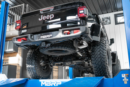 MBRP 2021+ JEEP Gladiator JT 3.0L EcoDiesel XP Series T304SS 3in Filter Back w/ Rear Turn Down.