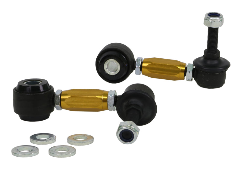 Whiteline 90-97 Mazda Miata Adjustable Front Sway Bar Links.