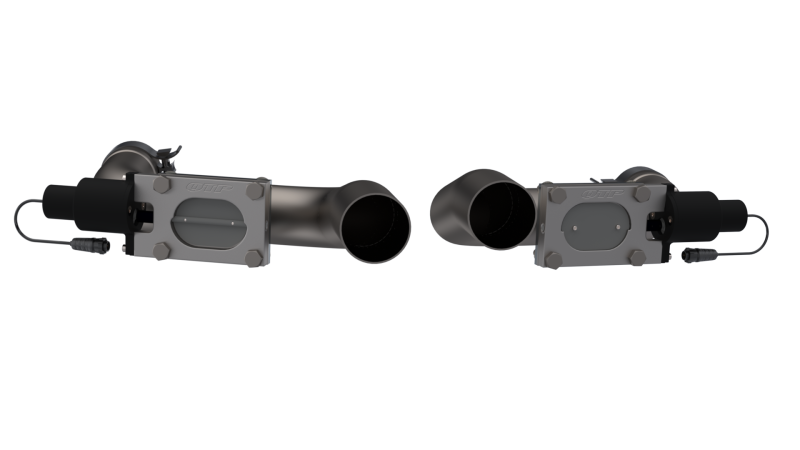QTP 11-18 Dodge Challenger/Charger 5.7L 2.5in 304SS Aggressor Cutout Dual Mid Pipes.