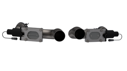 QTP 11-18 Dodge Challenger/Charger 5.7L 2.5in 304SS Aggressor Cutout Dual Mid Pipes.