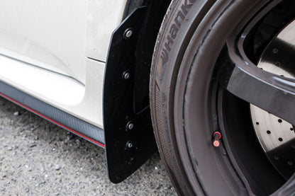 Rally Armor 17-18 Honda Civic Type R (Type R Only) UR Red Mud Flap w/ Black Logo.