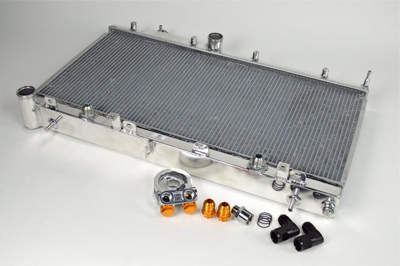 CSF 08-15 Subaru WRX/STI 2-Row Radiator w/Built-In Oil Cooler.