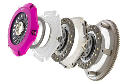 Exedy 08-15 Mitsubishi Evo X 4B11T 2.0L Twin-Organic Clutch Kit.
