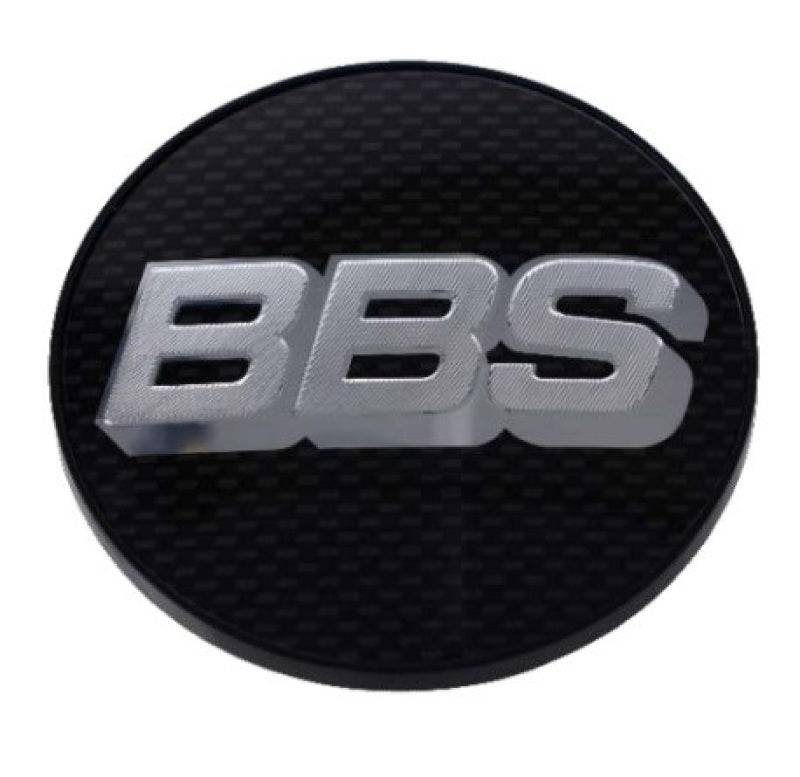 BBS Center Cap 56mm Carbon/Silver.