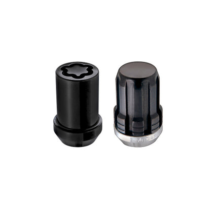 McGard SplineDrive Tuner 5 Lug Install Kit w/Locks & Tool (Cone) M12X1.5 / 13/16 Hex - Blk.