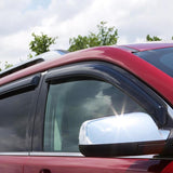 AVS 05-11 Dodge Dakota Quad Cab Ventvisor Outside Mount Window Deflectors 4pc - Smoke.