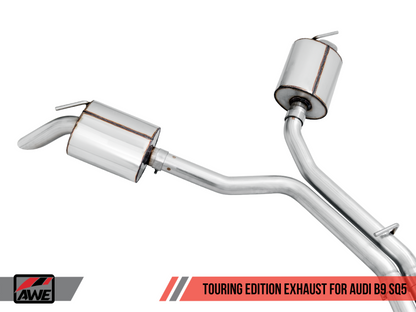 AWE Tuning Touring Catback Exhaust - No Tips | 3015-31016