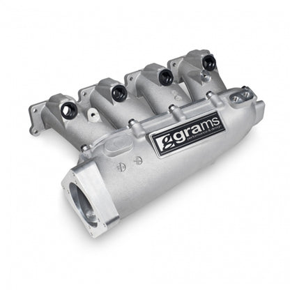 Grams Performance VW MK4 Large Port Intake Manifold - Raw Aluminum.