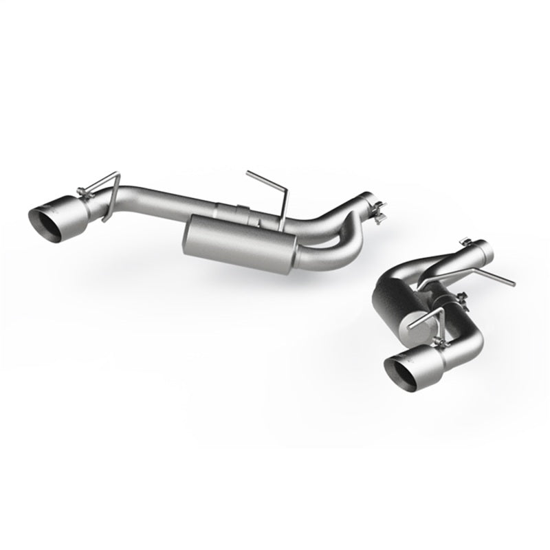 MBRP 16-19 Chevrolet Camaro 2.5in Aluminum Non NPP Axle Back Exhaust System - 4in Dual Wall Tips.