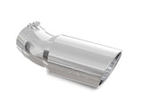 MBRP Universal Tip 6in OD 5in Inlet 15.5in Length 30 Deg Bend Angled Rolled End T304.