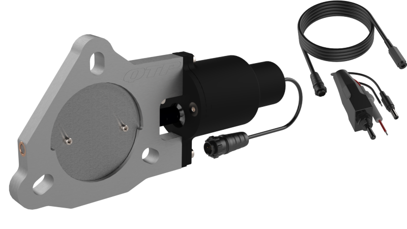 QTP 3in Bolt-On QTEC Electric Cutout Valve for Borla Exhausts - Single.