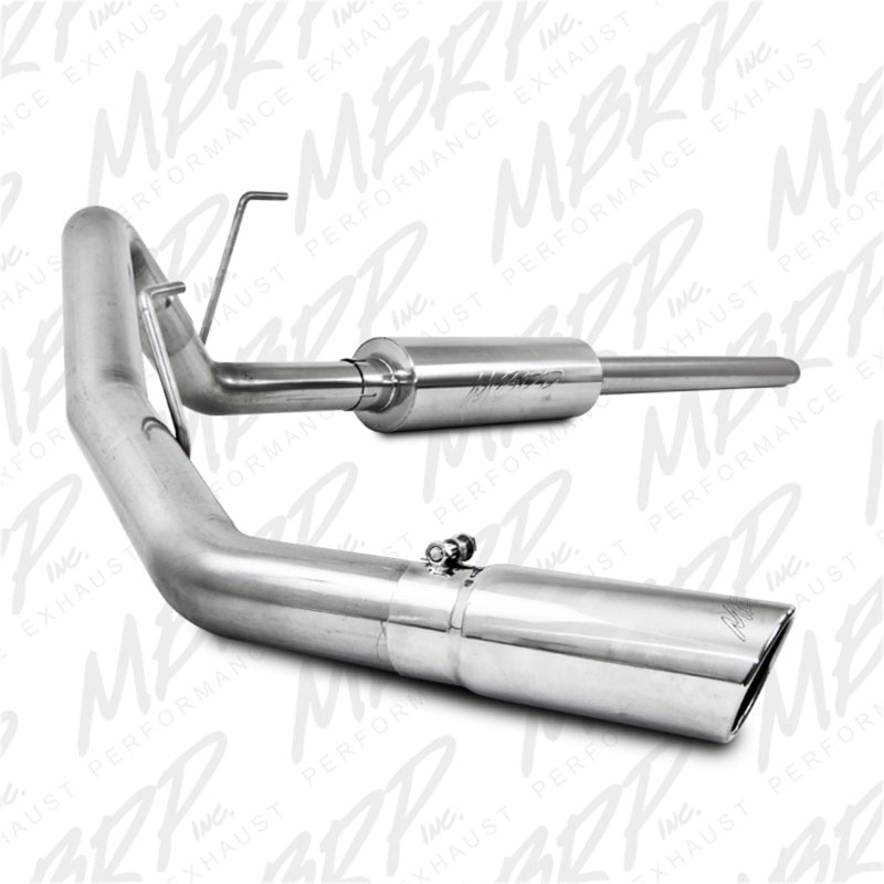 MBRP 2004-2008 Ford F150 EC/CC-SB Cat Back Single Side.