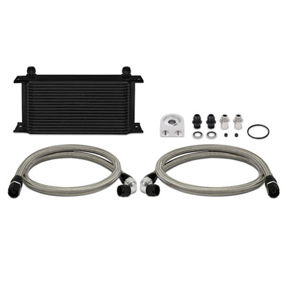 Mishimoto Universal 19 Row Oil Cooler Kit - Black.