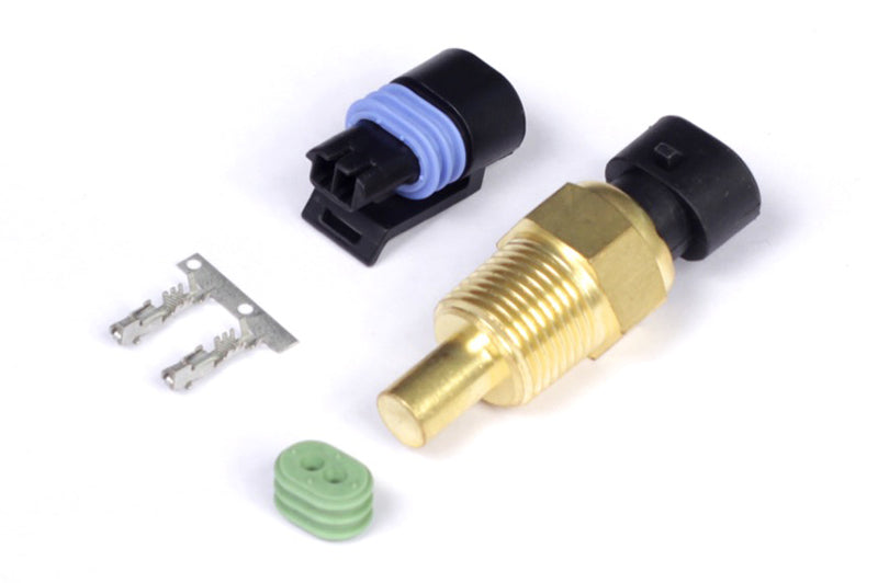 Haltech Coolant Temp Sensor 3/8 NPT 18 TPI (Incl Delphi Plug & Pins).