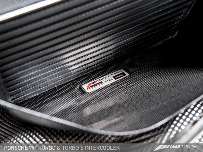 AWE Tuning Porsche 991 (991.2) Turbo/Turbo S Performance Intercooler Kit.