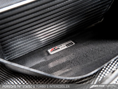 AWE Tuning Porsche 991 (991.2) Turbo/Turbo S Performance Intercooler Kit.