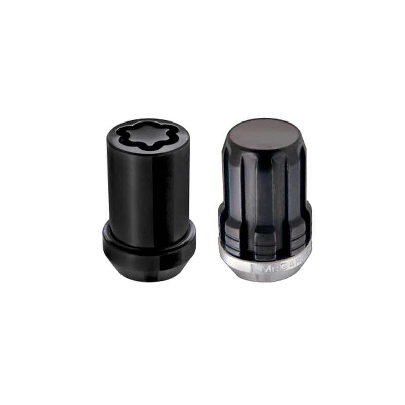 McGard SplineDrive Tuner 5 Lug Install Kit w/Locks & Tool (Cone) M12X1.25 / 13/16 Hex - Black.