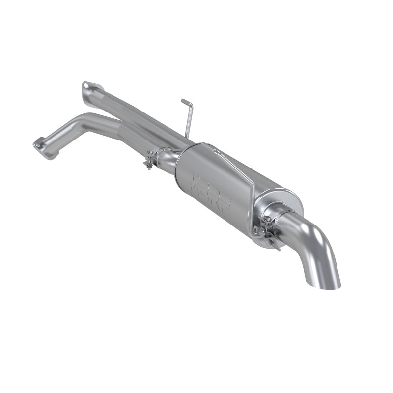 MBRP 07-08 Toyota Tundra Cat Back Turn Down Single Side Aluminized Exhaust.