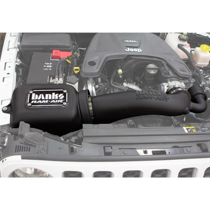 Banks Power 18-20 Jeep 3.6L Wrangler (JL) Ram-Air Intake System - Dry Filter.