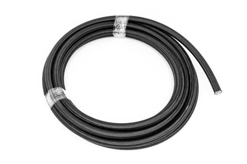 DeatschWerks 8AN Black Nylon Braided PTFE Hose 20 Feet.