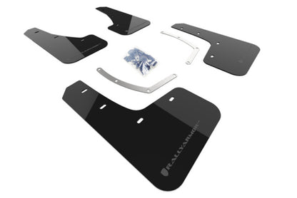 Rally Armor 18-19 Subaru Ascent UR Black Mud Flap w/ Grey Logo.