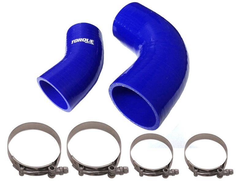 Torque Solution IC Boost Tubes (Blue): Mazdaspeed 3 2007-2013.