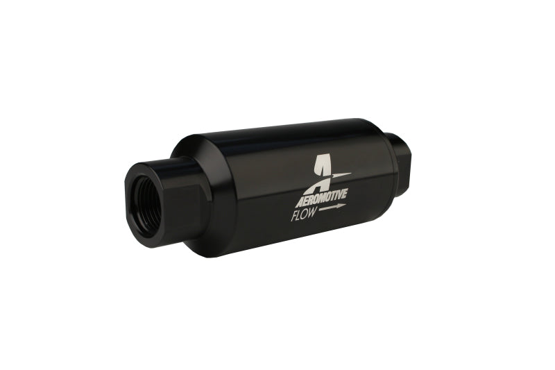 Aeromotive In-Line Filter - AN-10 - Black - 100 Micron.
