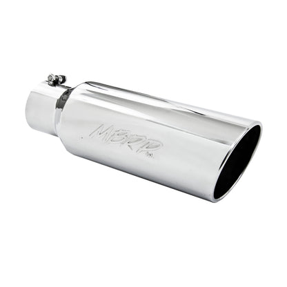 MBRP Universal Tip 6in OD Rolled End 4in Inlet 18in Length T304.