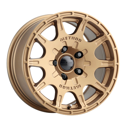 Method MR502 VT-SPEC 2 15x7 +15mm Offset 5x100 56.1mm CB Method Bronze Wheel.