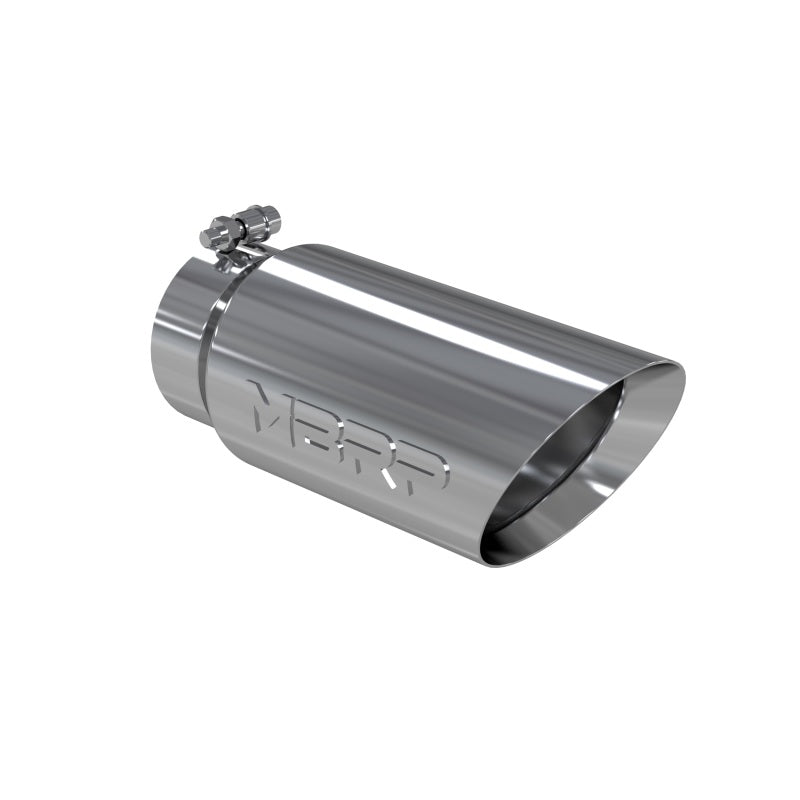 MBRP Universal Tip 5 O.D. Dual Wall Angled 4 inlet 12 length.