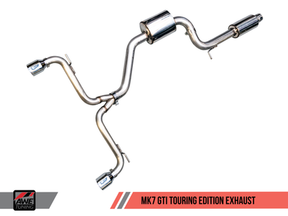 AWE Tuning Touring Catback Exhaust - Polished Tips | 3015-32046