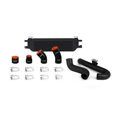 Mishimoto 2015 Ford Mustang EcoBoost Performance Intercooler Kit - Black Core Wrinkle Black Pipes.