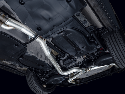 AWE Tuning Track Catback Exhaust - No Tips | 3020-31389