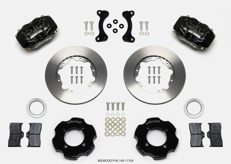 Wilwood Forged Dynalite Front Hat Kit 11.00in 95-05 Miata.
