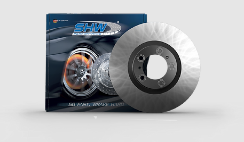 SHW 05-09 Volkswagen Touareg 3.2L/4.2L w/18in Wheels Right Front Smooth Monobloc Brake Rotor
