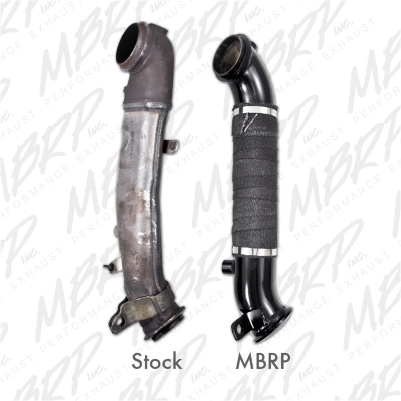 MBRP 11-13 Chev/GMC 6.6L Duramax 3in Turbo Down Pipe Black.