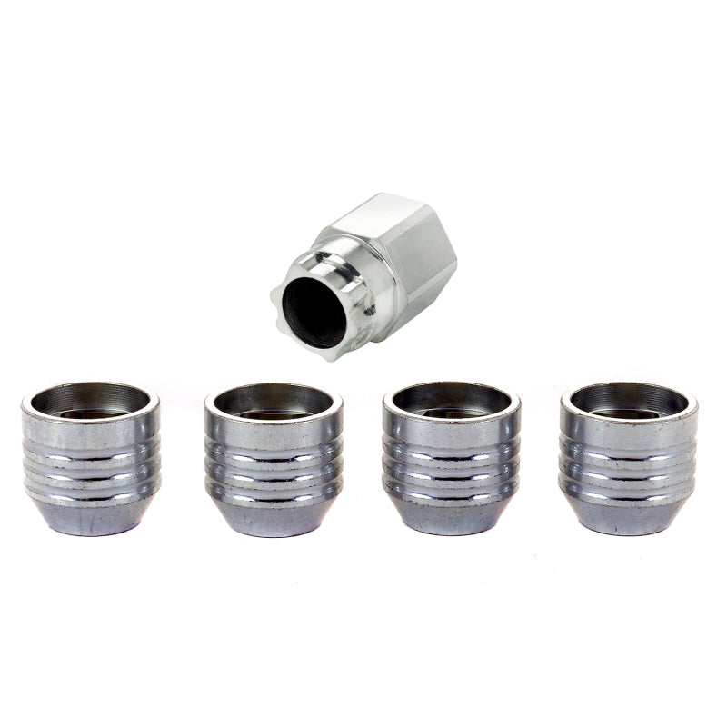 McGard Wheel Lock Nut Set - 4pk. (Under Hub Cap / Cone Seat) 9/16-18 / 7/8 Hex / 1.015in. L.