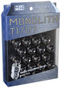 Project Kics 14 x 1.5 Glorious Black T1/07 Monolith Lug Nuts - 20 Pcs.