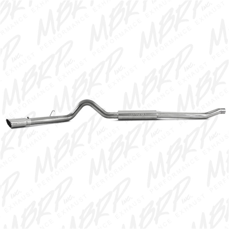 MBRP 2003-2007 Ford F-250/350 6.0L EC/CC Cat Back Single Side (Stock Cat).