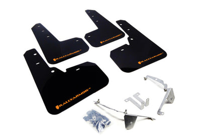 Rally Armor 13-17 Subaru XV Crosstrek Black Mud Flap w/ Orange Logo.