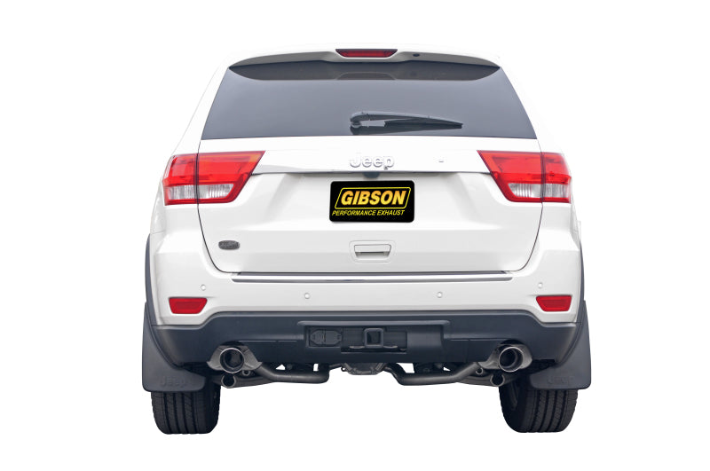 Gibson 11-18 Jeep Grand Cherokee Laredo 3.6L 2.25in Axle-Back Dual Exhaust - Aluminized.