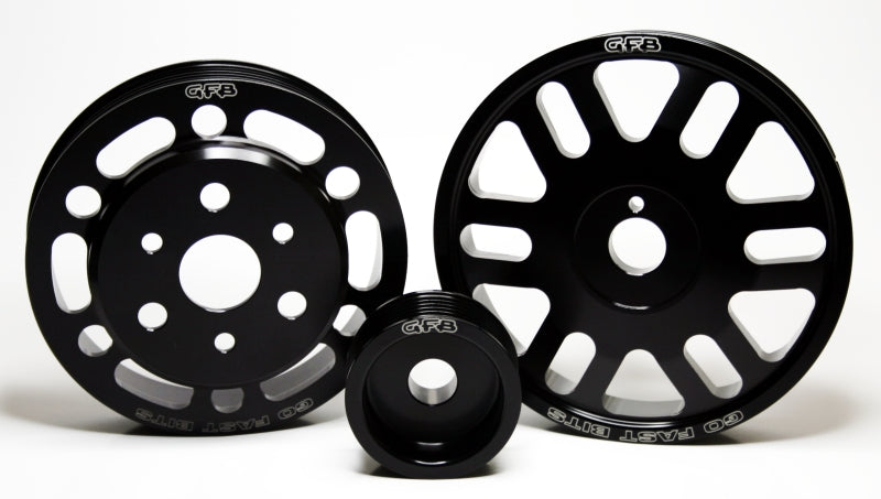 GFB 13 Subaru BRZ / 13 Scion FR-S 3 Pc L/W Pulley Kit (Inc Crank/Alternator/Water Pump Pulleys).