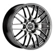 Enkei EKM3 442 18x8 5x114.3 40mm offset Hyper Silver Wheel.